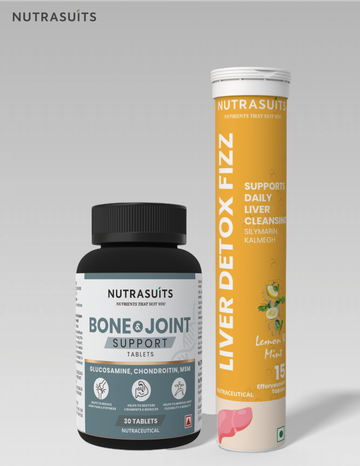 Nutrasuits Bone and Joint Support & Liver Detox Fizz Combo