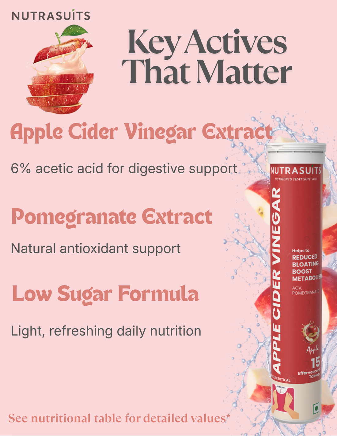 Nutrasuits Apple Cider Vinegar