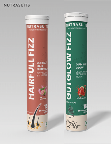 Nutrasuits Hairfull Fizz & Gutglow Fizz Combo
