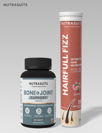 Nutrasuits Bone & Joint Support & Hairfull Fizz Combo