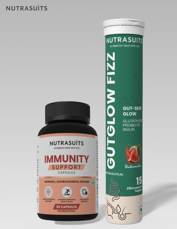 Nutrasuits Immunity Support & Gutglow Fizz Combo