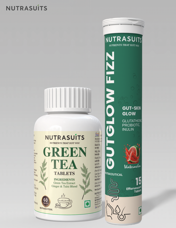 Nutrasuits Green Tea & Gutglow Fizz Combo